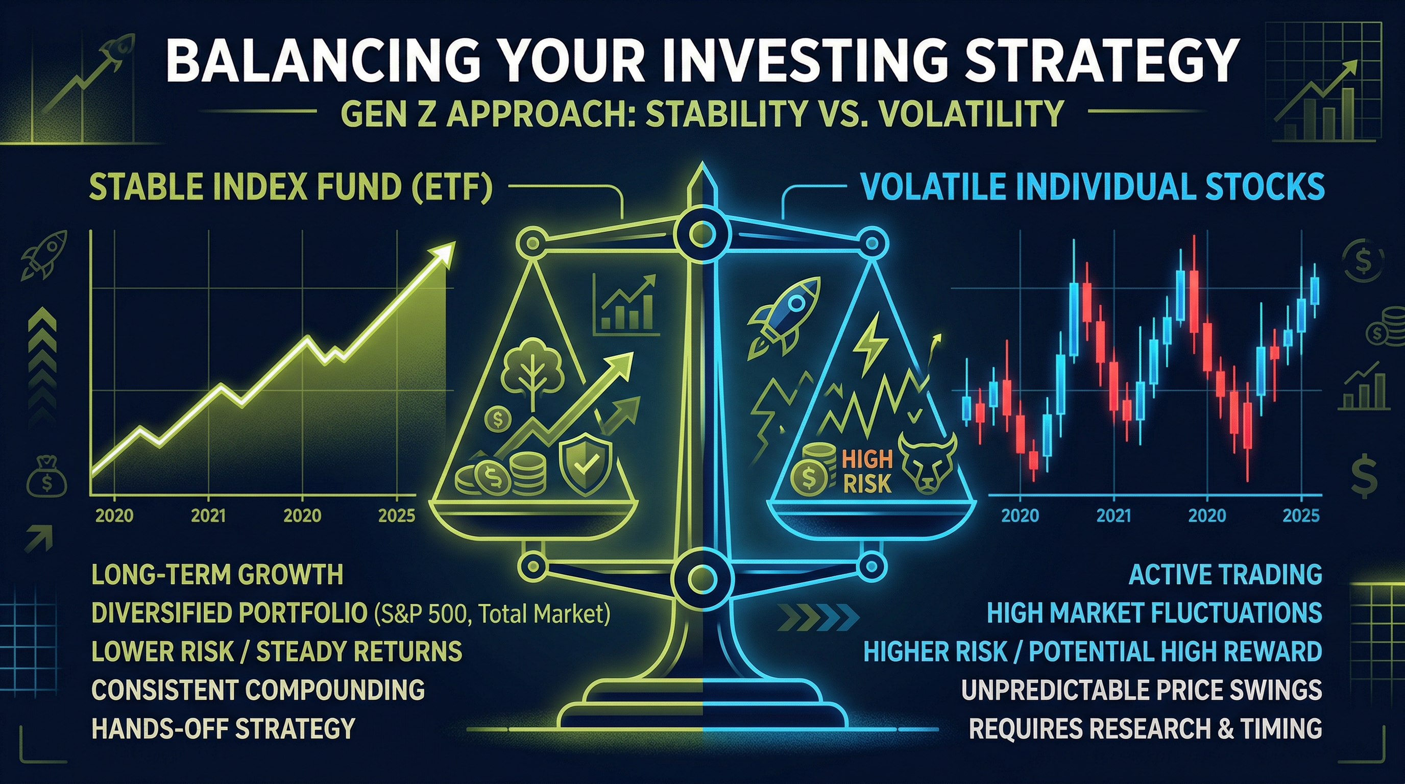 Index Funds vs Individual Stocks: The Great Debate