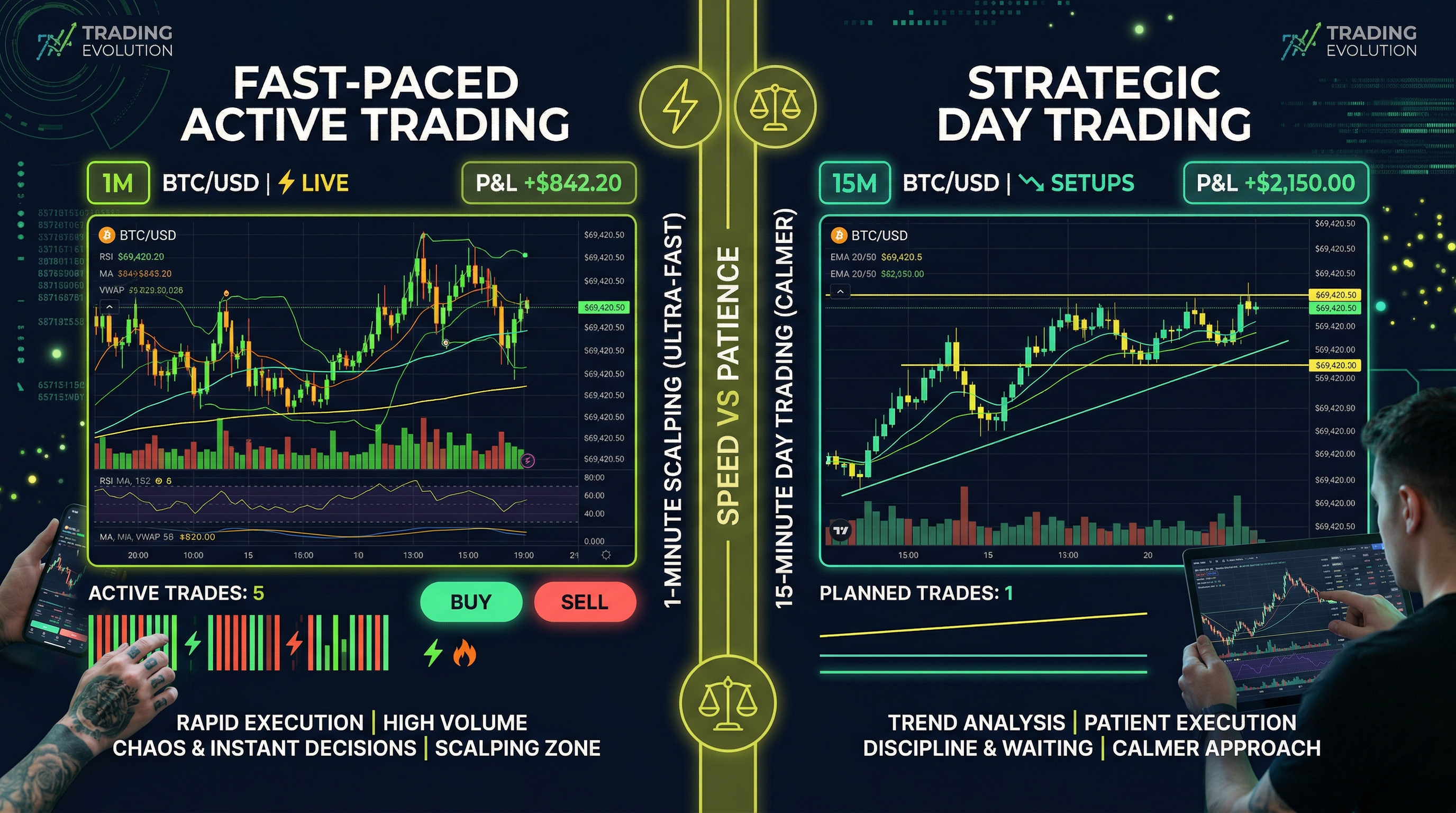 Scalping vs Day Trading: Which Requires Less Screen Time?